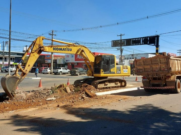 Ariquemes: Prefeitura continua com as obras para interligar Avenida Canaã