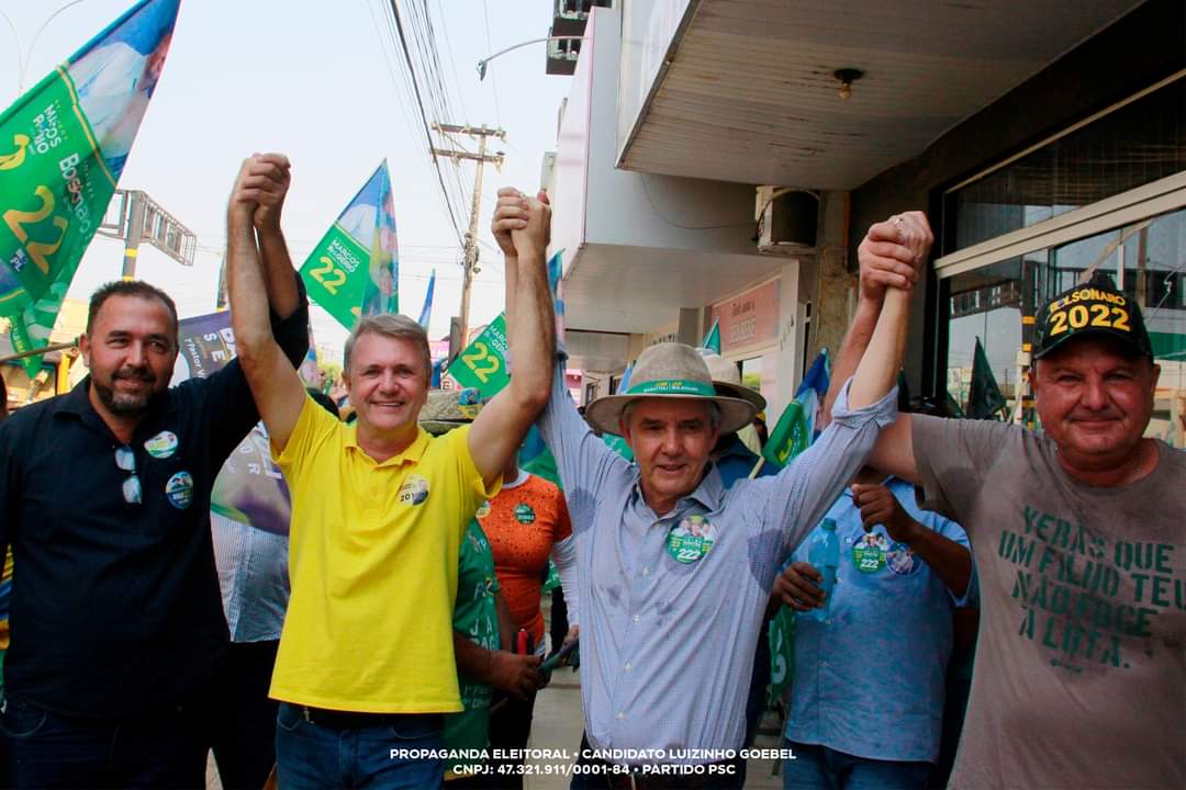 Com apoio crescente na reta final, Luizinho Goebel recebe incentivo de autoridades