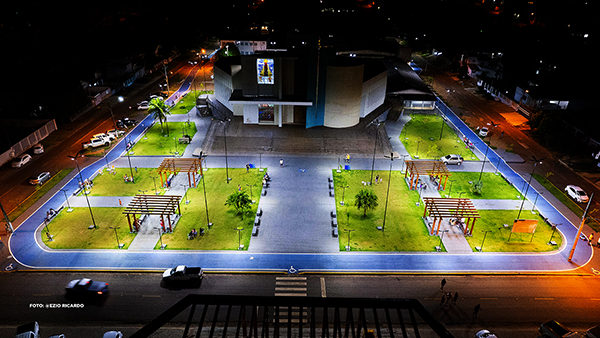 Praça de Colorado do Oeste já está totalmente reformada e revitalizada