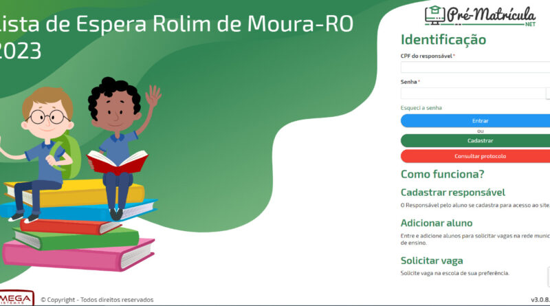 Rolim de Moura: Semec disponibilizará  cadastro on-line de pré-matrículas