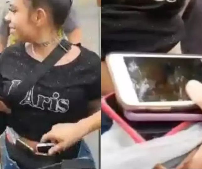 Mulher debocha da polícia após ser presa com 13 celulares em bloco de carnaval