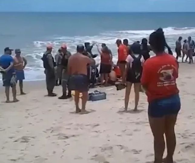 Tubarão ataca adolescente na praia de Piedade, em Jaboatão dos Guararapes, no Grande Recife