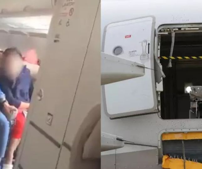 Passageiro é preso após abrir porta de avião durante voo