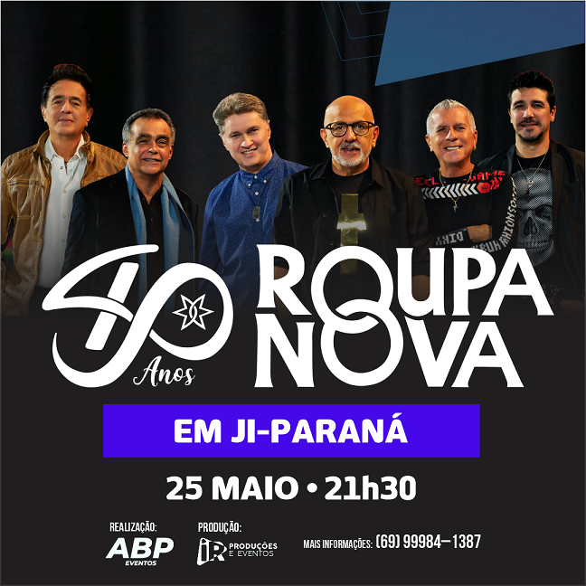 Ji-Paraná: Banda Roupa Nova faz show durante a Rondônia Rural Show Internacional