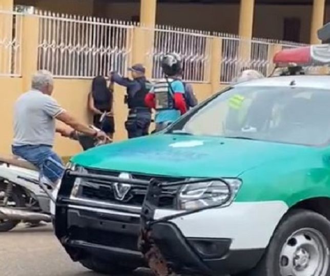 Mãe embriagada é presa em flagrante depois de aplicar tesouradas na própria filha no bairro de São José operário