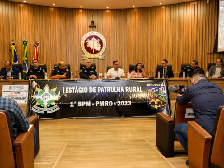 Policiais militares finalizam hoje o treinamento de patrulha rural realizado pelo Governo para a segurança ao homem do campo