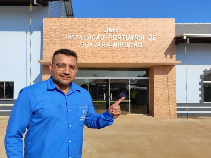 Deputado Ribeiro participa da entrega do Porto Fluvial em Guajará-Mirim