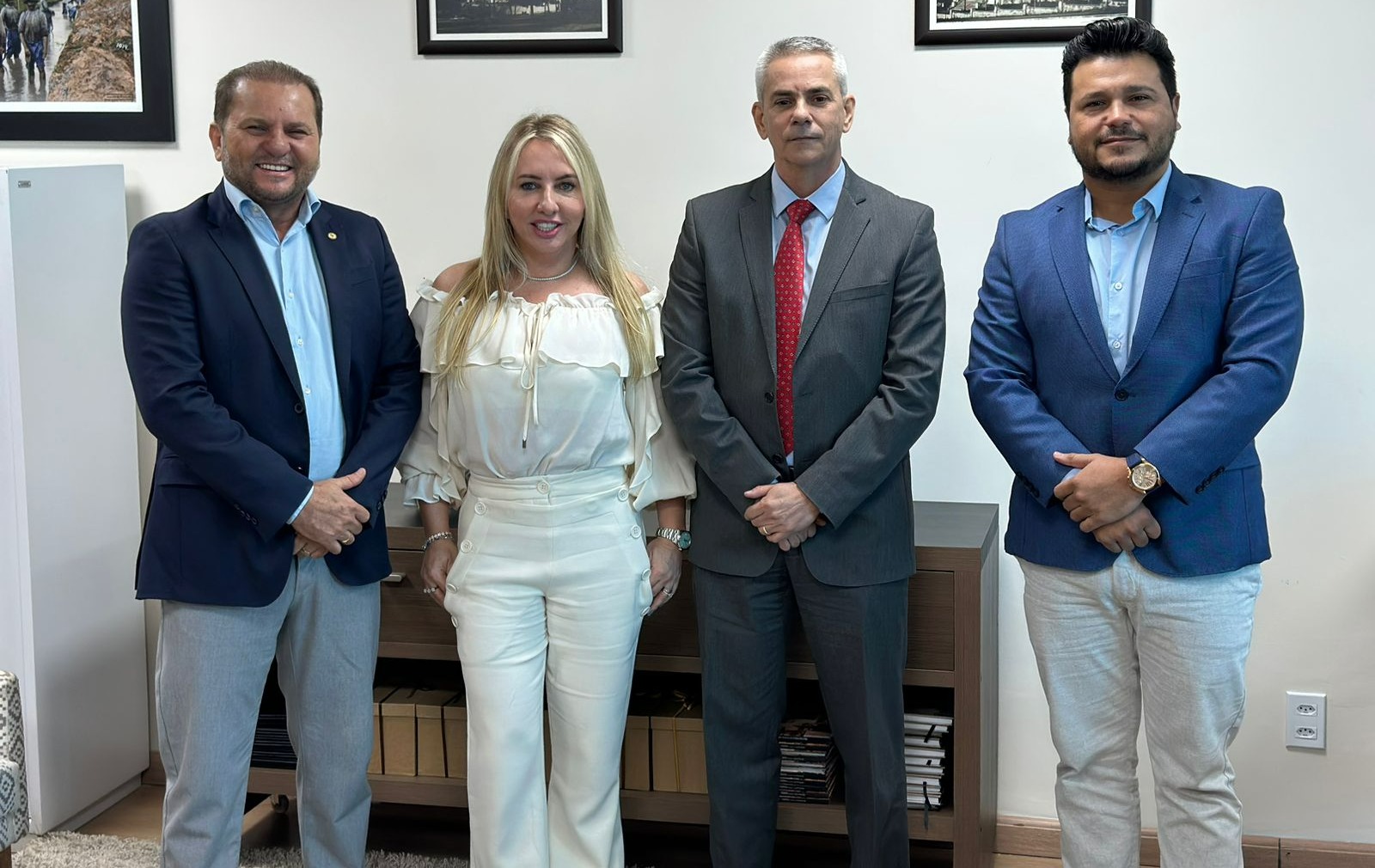 Presidente Marcelo Cruz e deputados visitam o Ministério Público do Estado de Rondônia