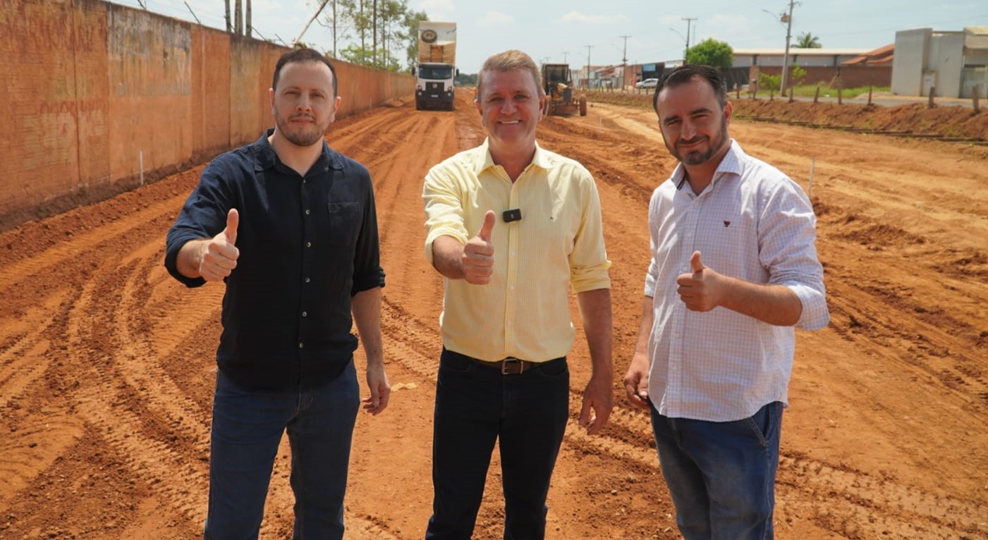 Emenda parlamentar do deputado Luizinho Goebel garante asfalto em via urbana de Vilhena