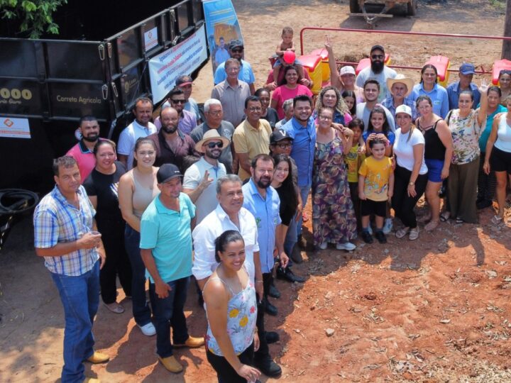 Marcelo Cruz realiza entrega de equipamentos agrícolas no distrito de Nova Colina, em Ji-Paraná