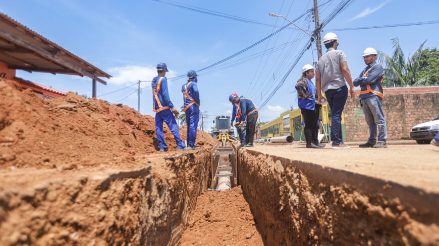 Porto Velho: Obras da rede de abastecimento de água já contemplam 100 km de instalação