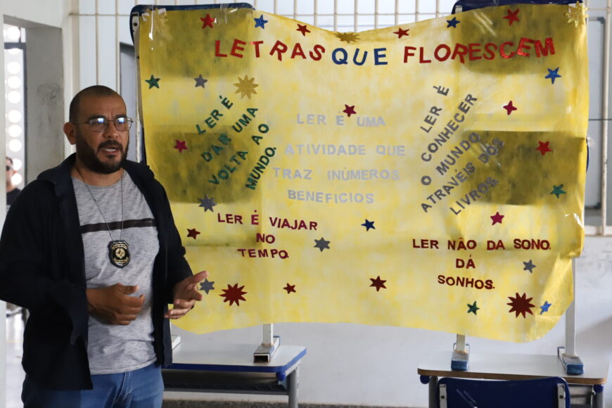 Projeto “Letras que Florescem” promove aprendizado para reeducandos