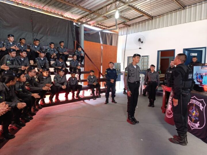 Ji-Paraná: Policiais mirins participam de palestra do projeto educativo da Sejus