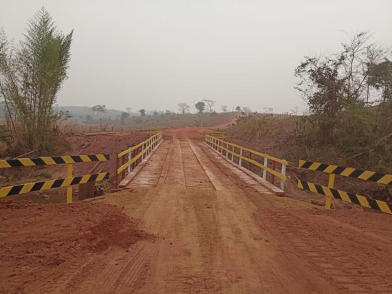 Alta Floresta d’Oeste: Recuperação de ponte na RO-135 fortalece o turismo e o escoamento agrícola 