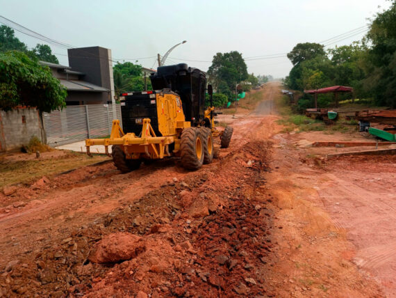 Santa Luzia d’Oeste: Obras de infraestrutura urbana são iniciadas  pelo governo de RO