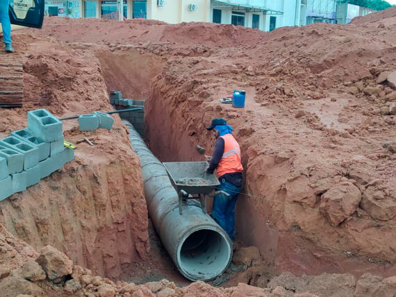 Nova Mamoré: Distrito de Jacinópolis recebe obras de drenagem do governo de RO