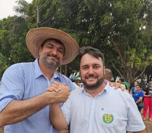 Silvano e Fábio ganham as eleições para o quadriênio 2025/2028 em Cabixi