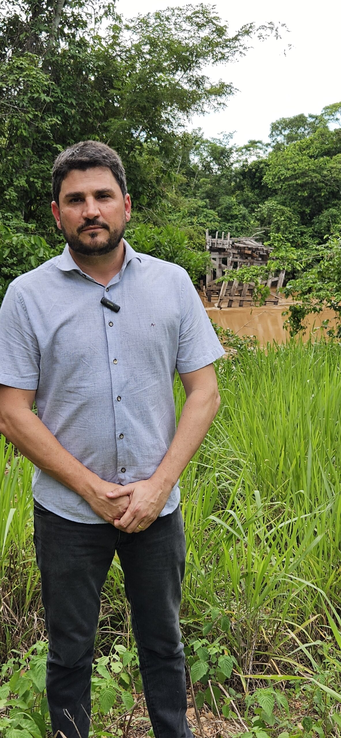 Construção de ponte sobre o Rio Pimenta em Chupinguaia atende antiga reivindicação, diz Jean Mendonça