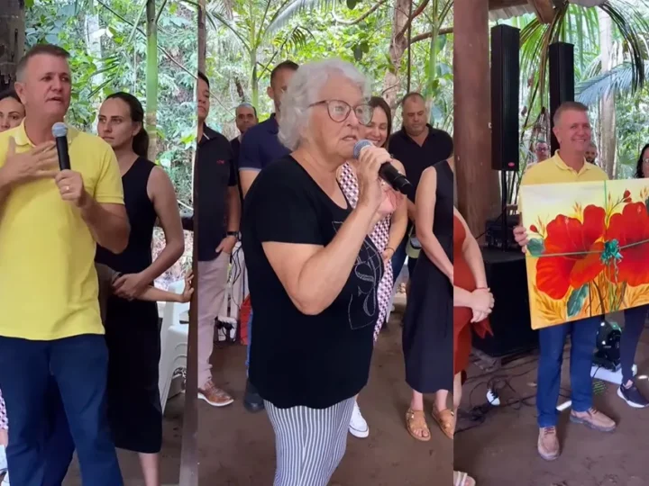 Luizinho Goebel destaca sucesso da confraternização do Centro de Convivência do Idoso em Vilhena