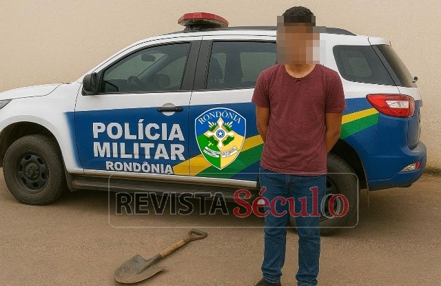 Adolescente agride padrasto com pá em Vilhena