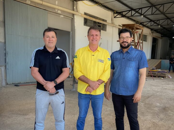Luizinho Goebel acompanha obra que viabilizará instalação da Clínica Escola do Autismo em Vilhena