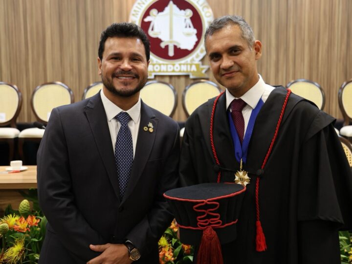Deputado Marcelo Cruz prestigia posse do novo Procurador-Geral de Justiça de Rondônia