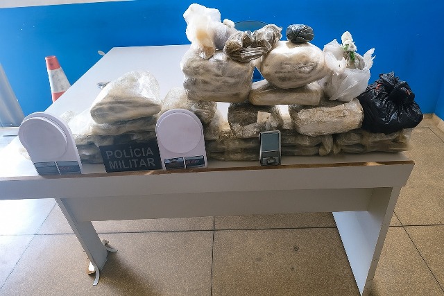 Operação da PM em Vilhena apreende mais de 16 kg de drogas e prende três pessoas
