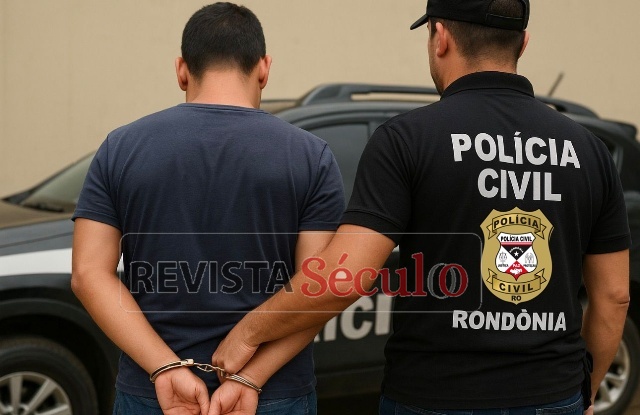 PC de Vilhena prende homem que roubou beijo a força de garota de 15 anos