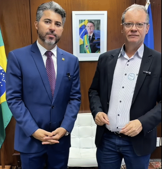 Edinho da Rádio busca mais recursos em Brasília junto ao senador Marcos Rogério