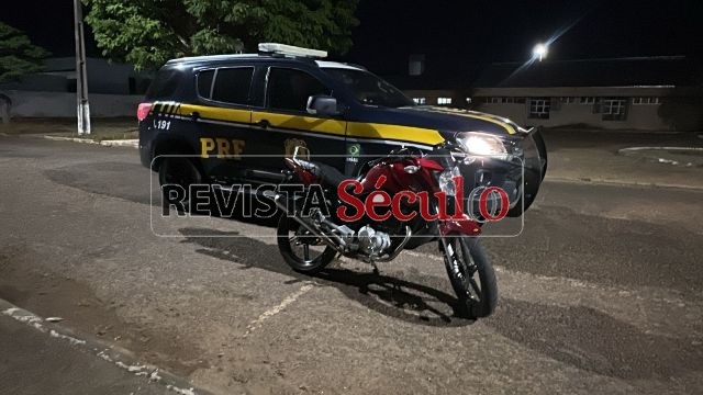Motociclista tem moto apreendida pela PRF após tentar fuga em Vilhena