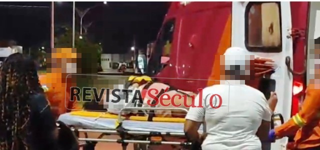 Vídeo mostra momento de colisão entre carro e moto em Vilhena