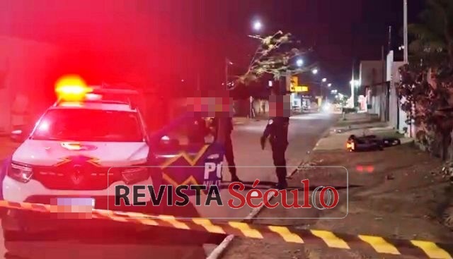 Viatura da PM fecha motociclista em fuga e ocasiona acidente em Vilhena
