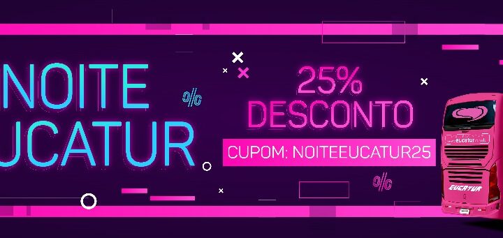 Garanta já sua passagem com 25% OFF