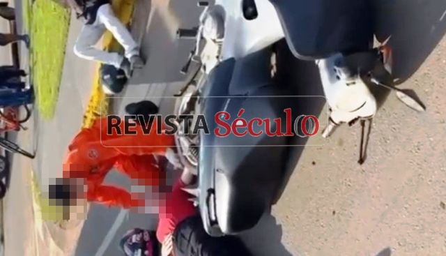 Colisão entre motos é registrada na avenida Capitão Castro em Vilhena