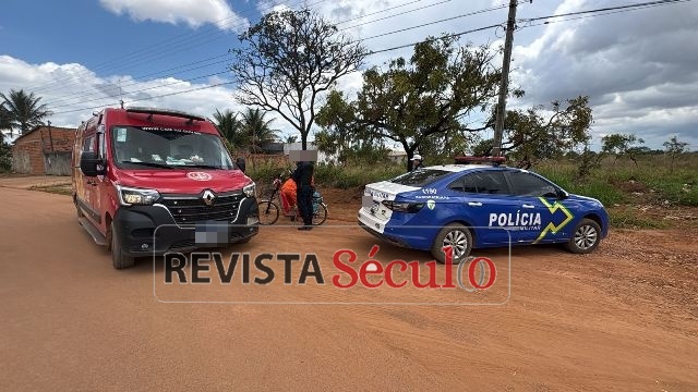 Ciclista sofre queda com bicicleta elétrica em Vilhena