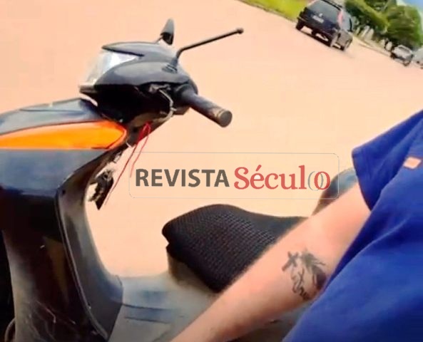 Repórter Tony se acidenta novamente no trânsito de Vilhena em menos de uma semana