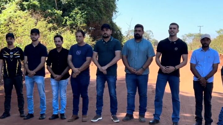 Deputado Jean Mendonça acompanha avanço das obras na RO 494 em Primavera de RO