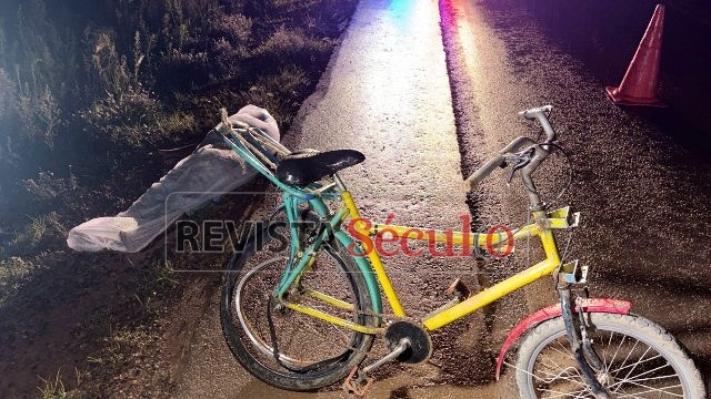 Colisão tira a vida de ciclista na BR-364 em Vilhena nesta noite de segunfa-feira