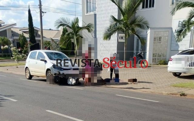 Jovem de 19 anos sofre acidente grave em avenida movimentada de Vilhena e permanece na UTI