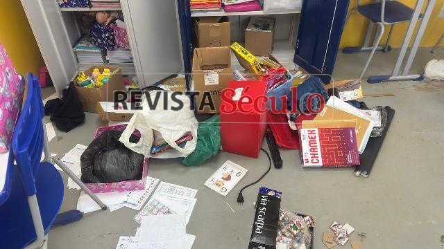 Ladrões invadem escola municipal e furtam equipamentos durante a madrugada em Vilhena