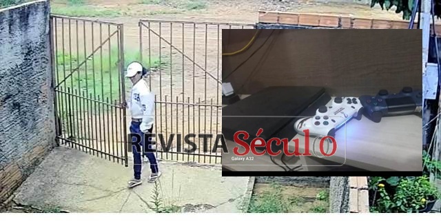 Residência é alvo de furto no bairro Cristo Rei em Vilhena; suspeita foi flagrada por câmeras