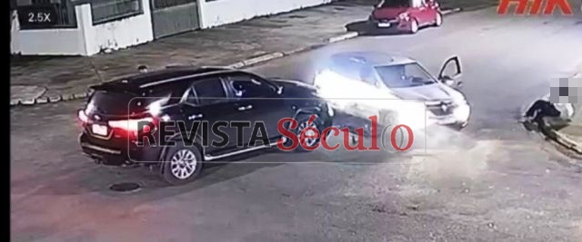 Motorista sofre ferimentos após avançar preferencial e ser atingida por SW4 em Vilhena