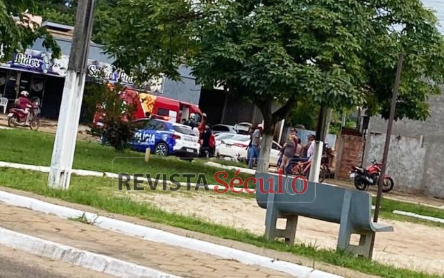 Criança fica ferida após atropelamento envolvendo motocicleta em via movimentada de Vilhena