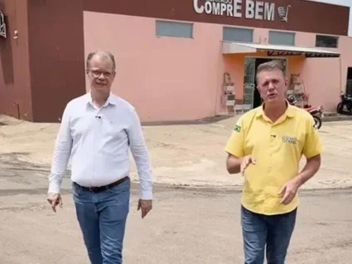 Prefeito Edinho da Rádio e deputado Luizinho Goebel celebram parceria em obras de infraestrutura para Colorado do Oeste