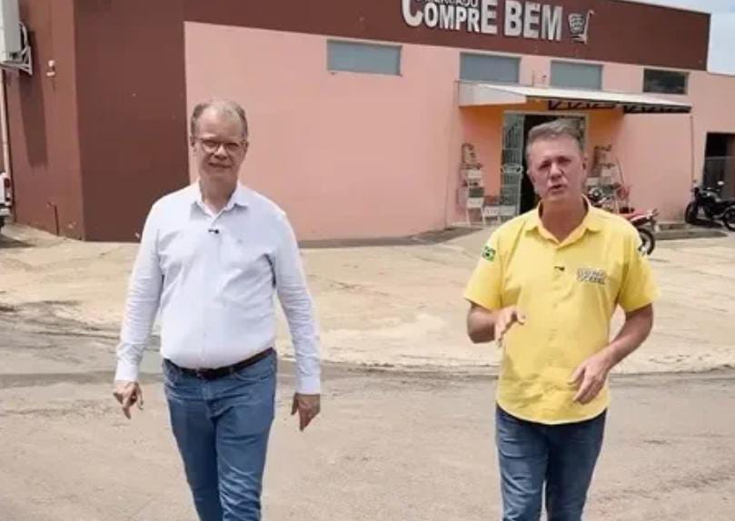 Prefeito Edinho da Rádio e deputado Luizinho Goebel celebram parceria em obras de infraestrutura para Colorado do Oeste
