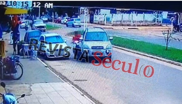 Acidente é flagrado por câmeras em Vilhena nesta manhã, assista: