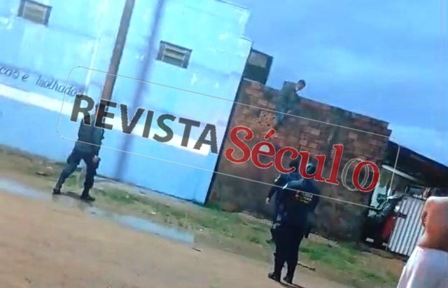 Homem é preso após danificar telhados e pular muros de residências em Vilhena