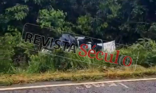 Ultrapassagem na BR-435 termina em acidente e deixa dois feridos em Vilhena