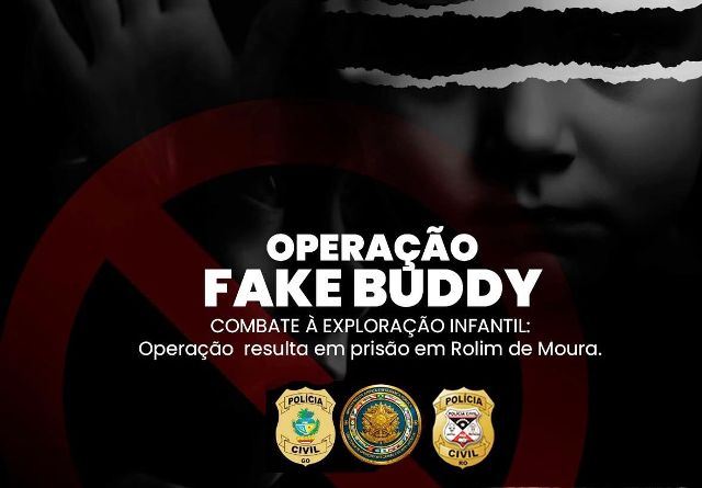 Rolim de Moura: Operação Fake Buddy no combate a exploração infantil resulta em prisão