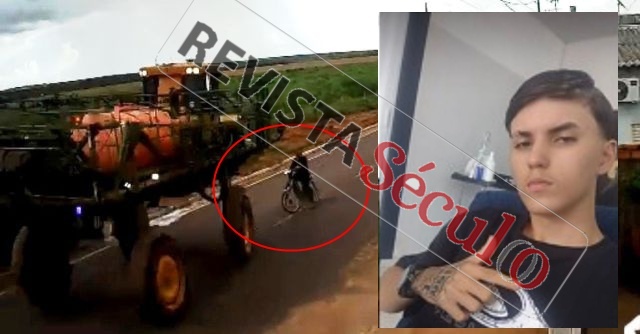 Adolescente morre após manobra arriscada com bicicleta elétrica sob máquina agrícola em Água Boa (MT)